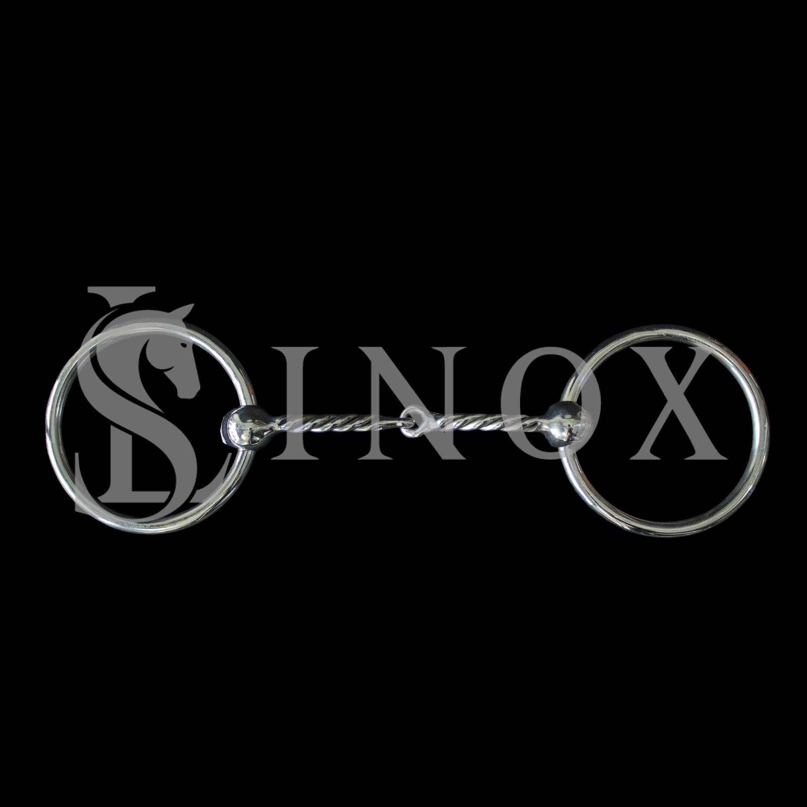 BRIDÃO DE ARGOLA NA BOLINHA - BOCAL TORCIDO